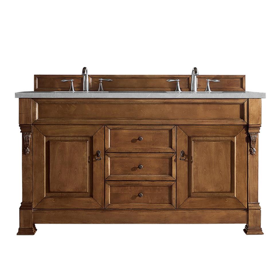 Base with Sink Top Country Oak Medium Finish Vanities