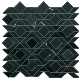 Mosaic Nero Marquina Mixed Black Tile