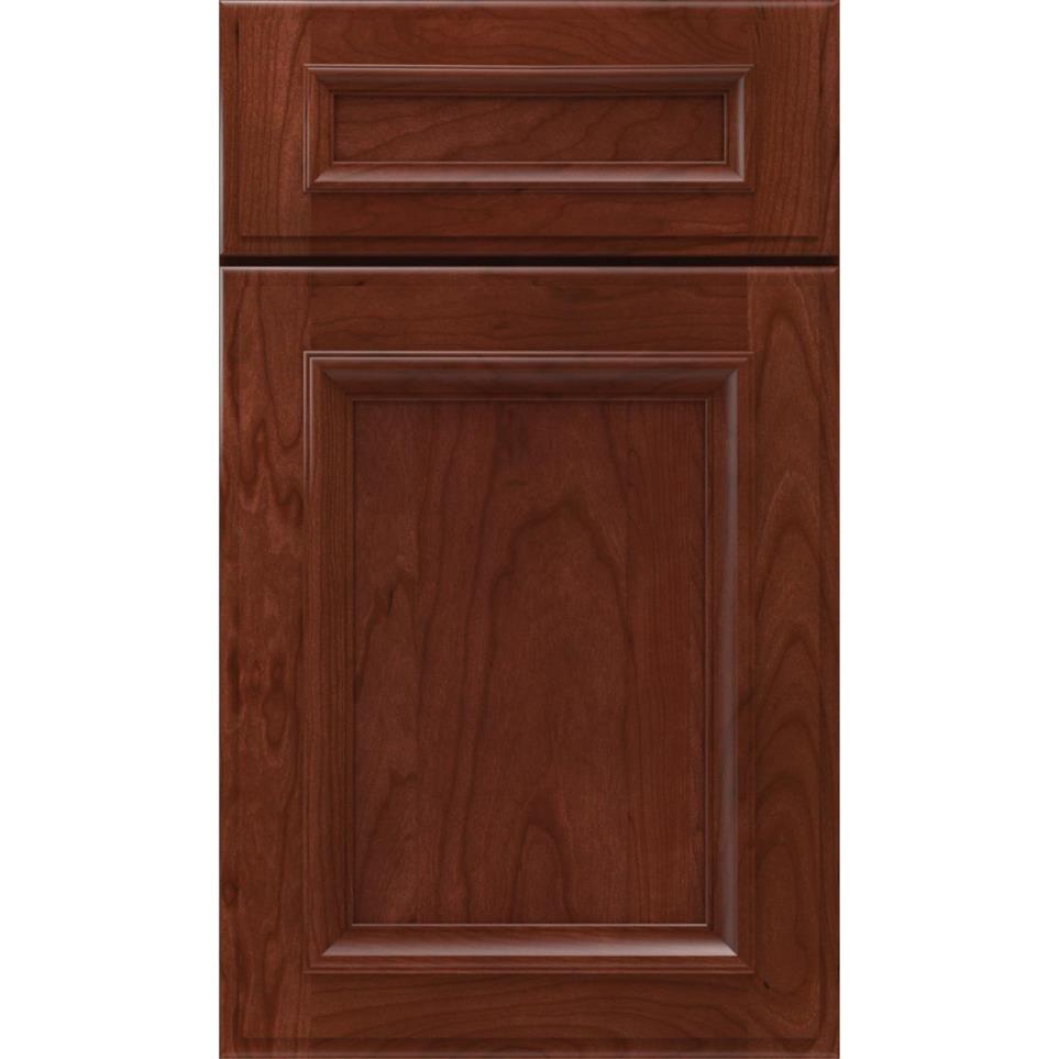 5 Piece Marsala Dark Finish 5 Piece Cabinets