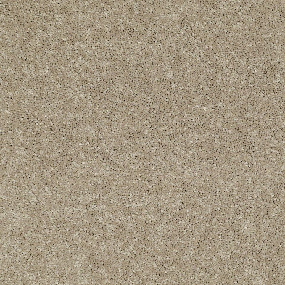 Textured Saxony Yellow Moon Beige/Tan Carpet