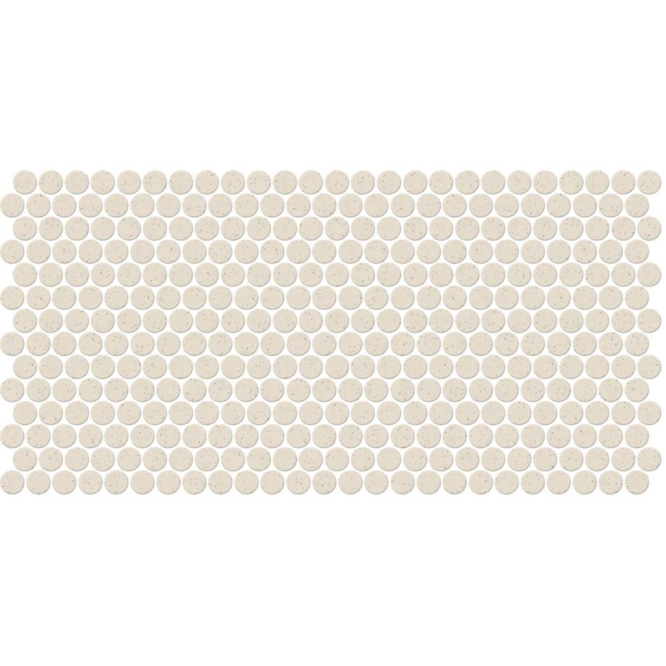 Mosaic Pepper White Matte White Tile