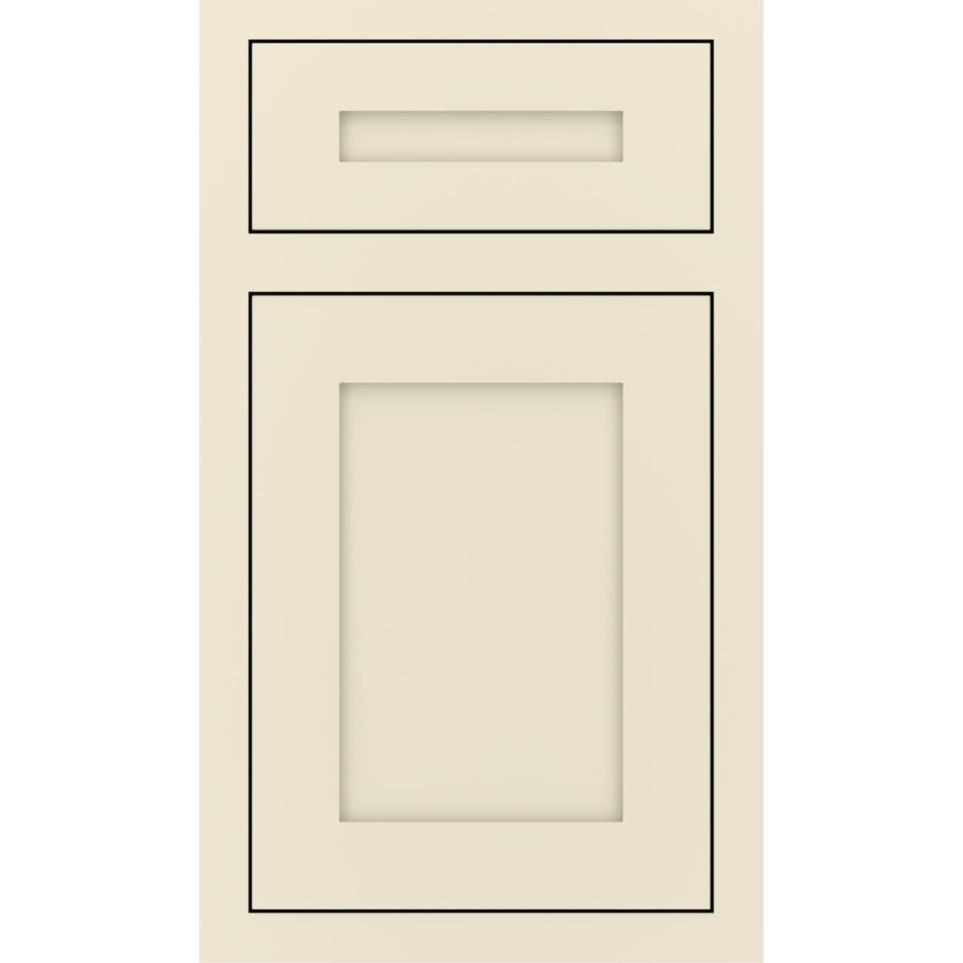 Inset Coconut Paint - White Inset Cabinets