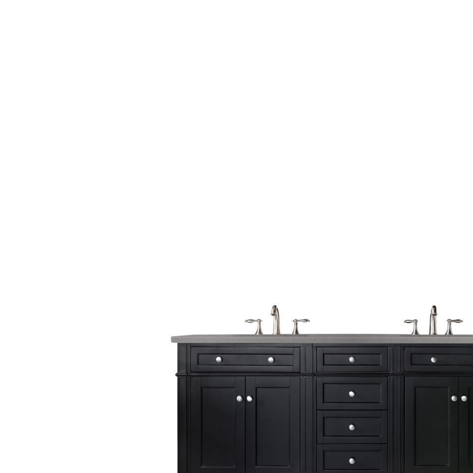 Base with Sink Top Black Onyx Grey / Black Vanities