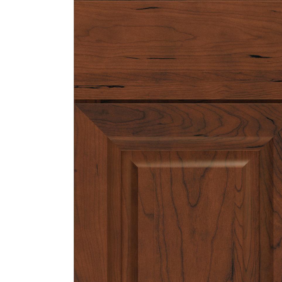 Square Tundra Dark Finish Square Cabinets