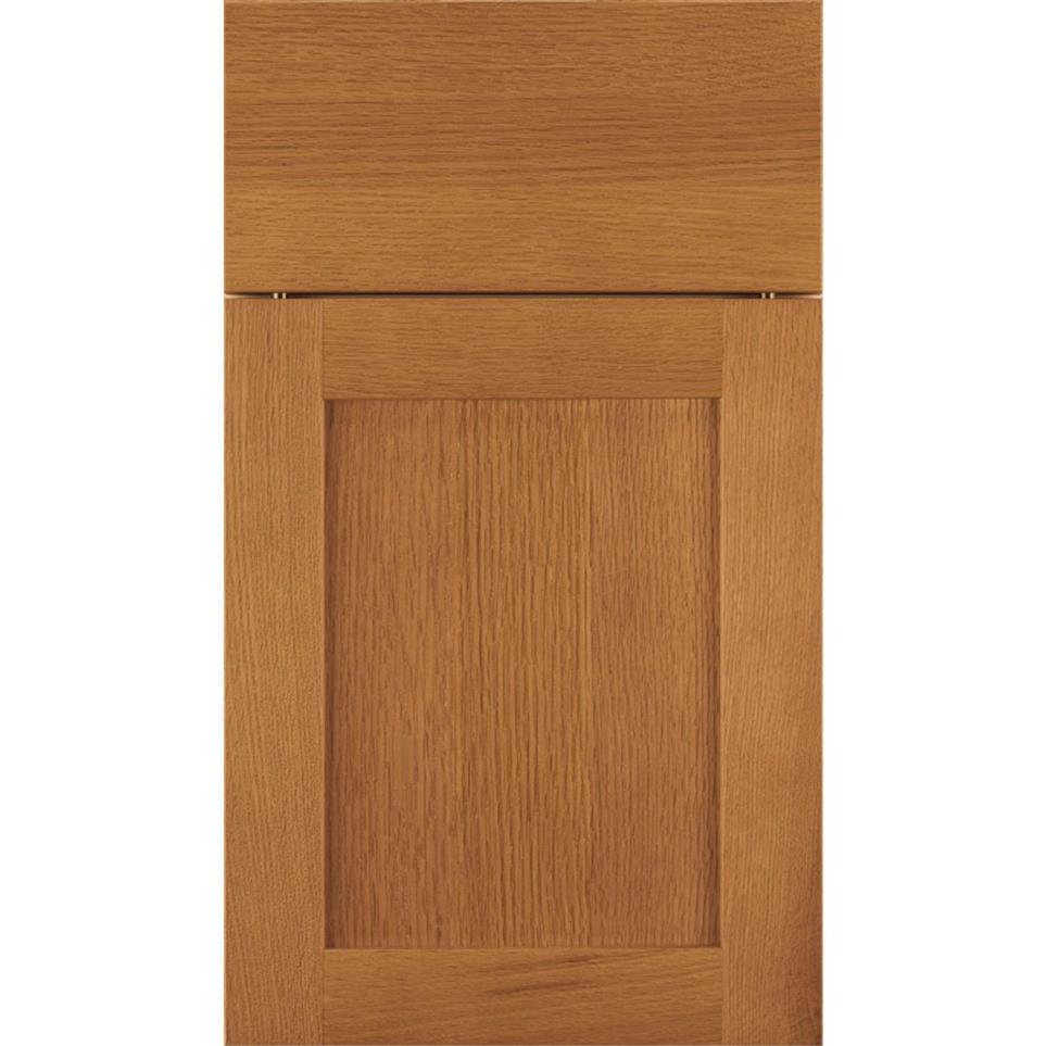 Square Ginger Light Finish Square Cabinets