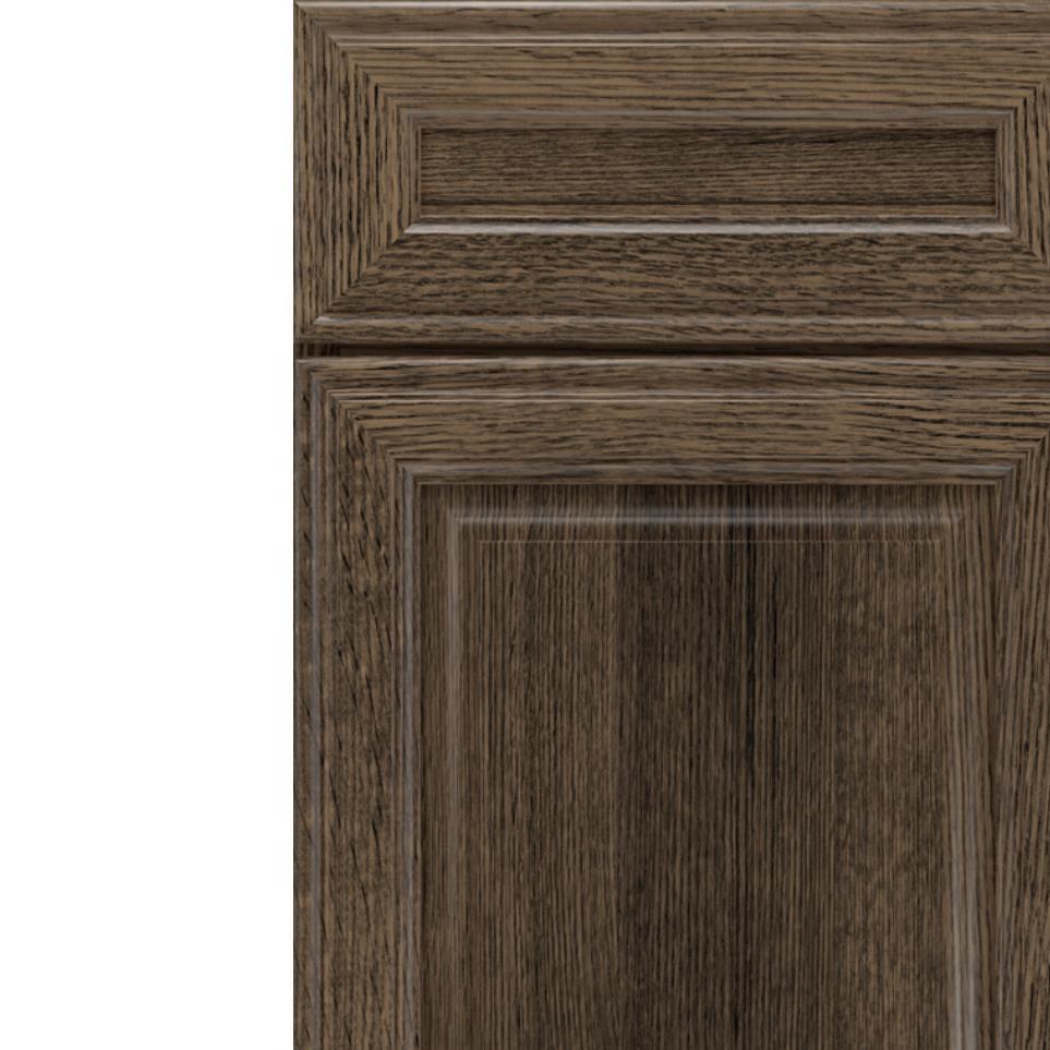 Square Gunny Relic Dark Finish Square Cabinets