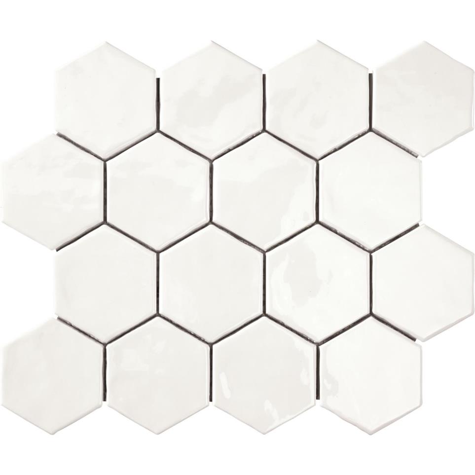 Mosaic Artic Glossy White Tile