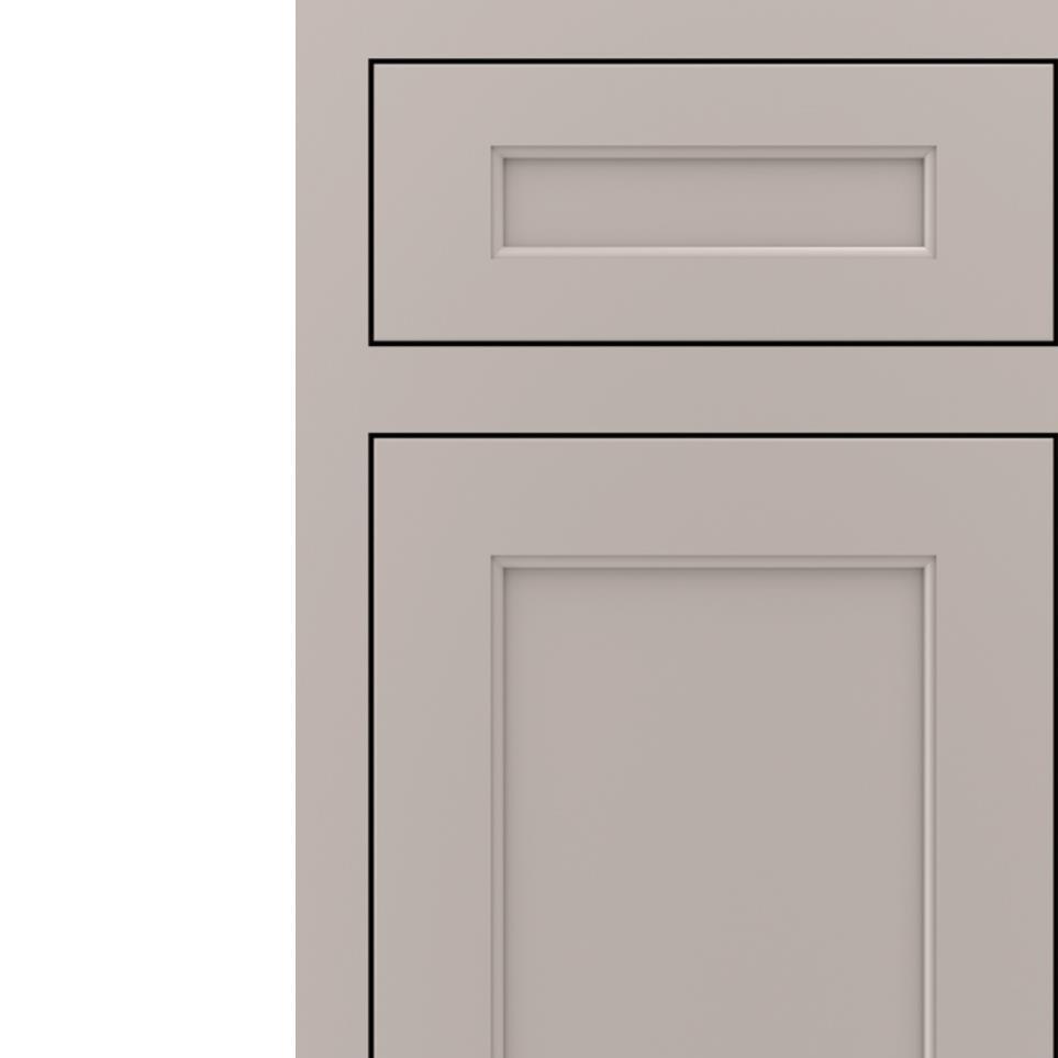 Inset Cloud Paint - Grey Inset Cabinets