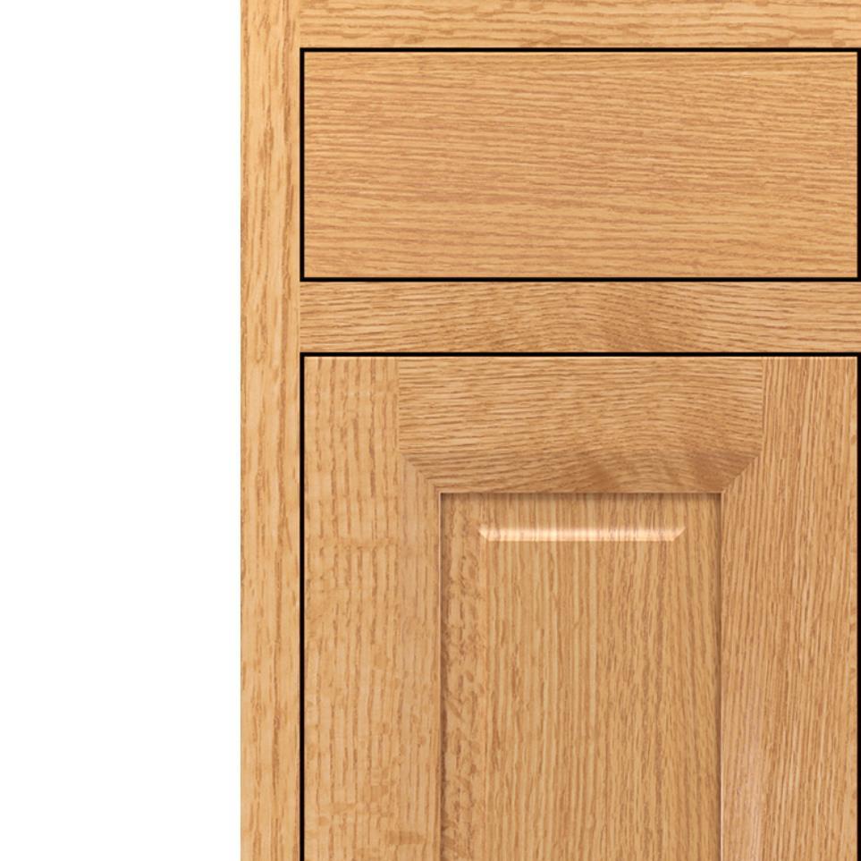 Inset Natural Light Finish Inset Cabinets