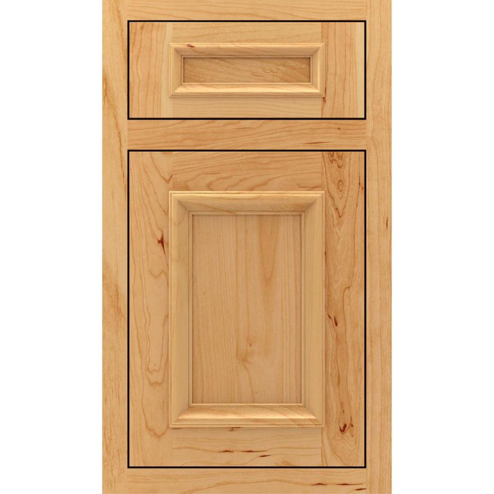 Square Natural Light Finish Square Cabinets