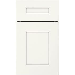 Square Alabaster Paint - White Square Cabinets