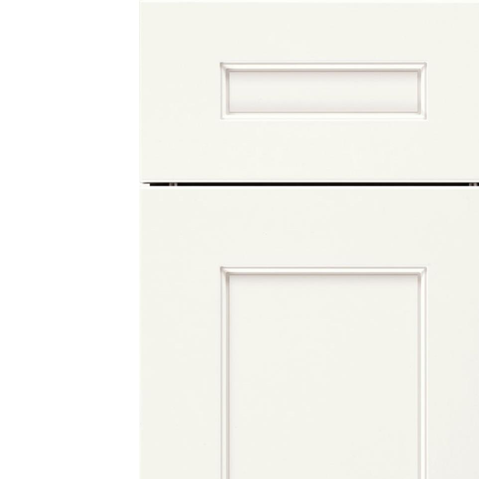 Square Alabaster Paint - White Square Cabinets