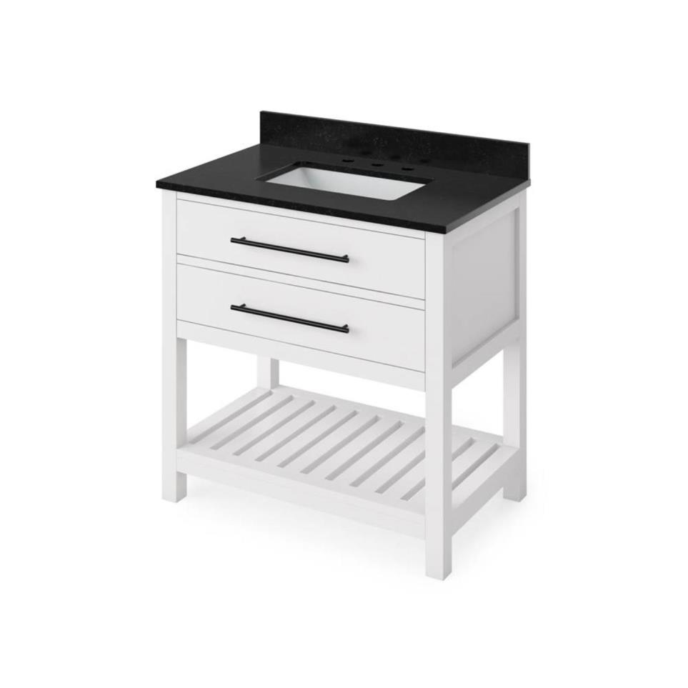 Base with Sink Top White White Vanities