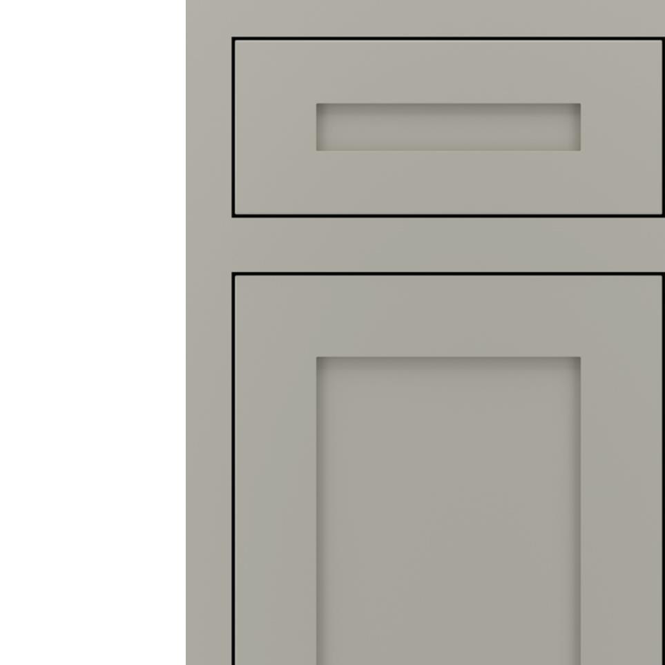 Inset Stone Trail Paint - Grey Inset Cabinets