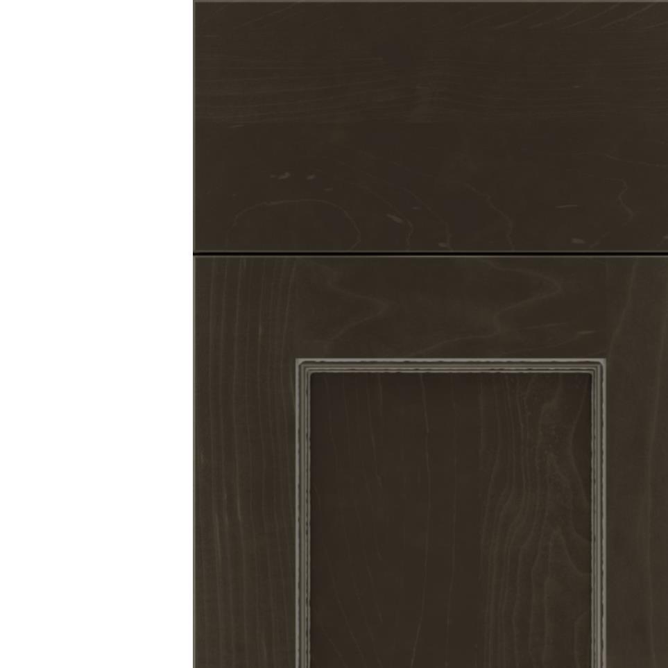 Square Thunder Pewter Glaze Glaze - Stain Square Cabinets