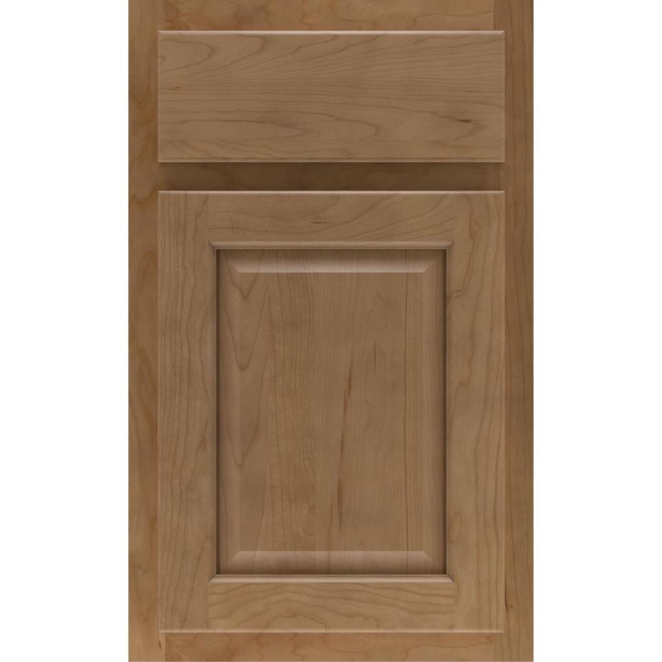 Square Buckskin Medium Finish Square Cabinets