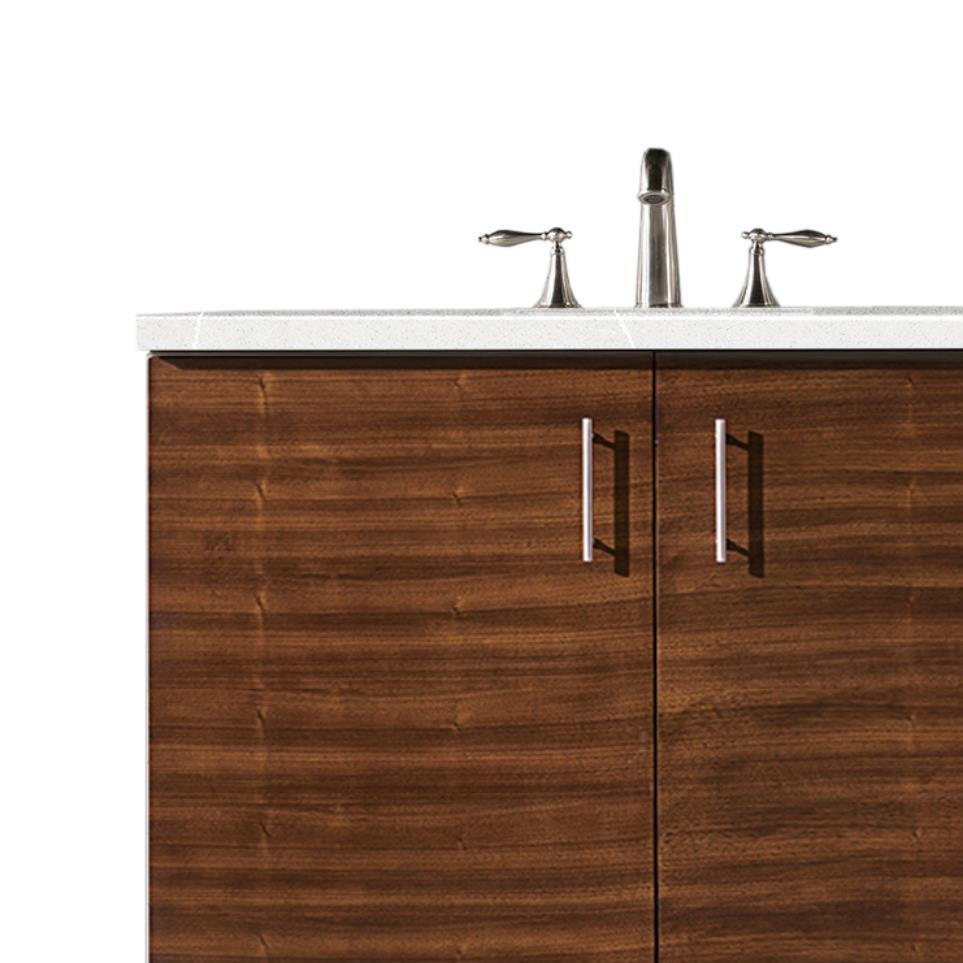 Base with Sink Top American Walnut Medium Finish Vanities