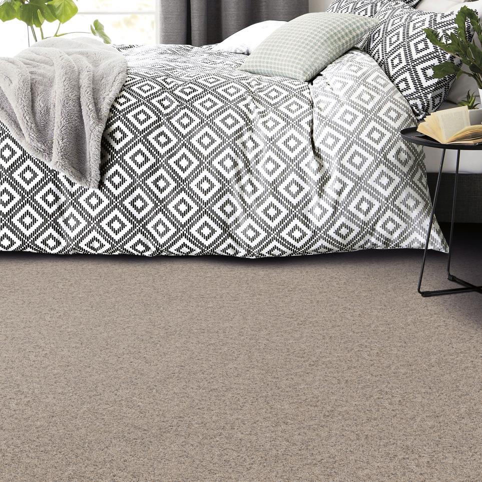 Textured Saxony Mineral Beige/Tan Carpet
