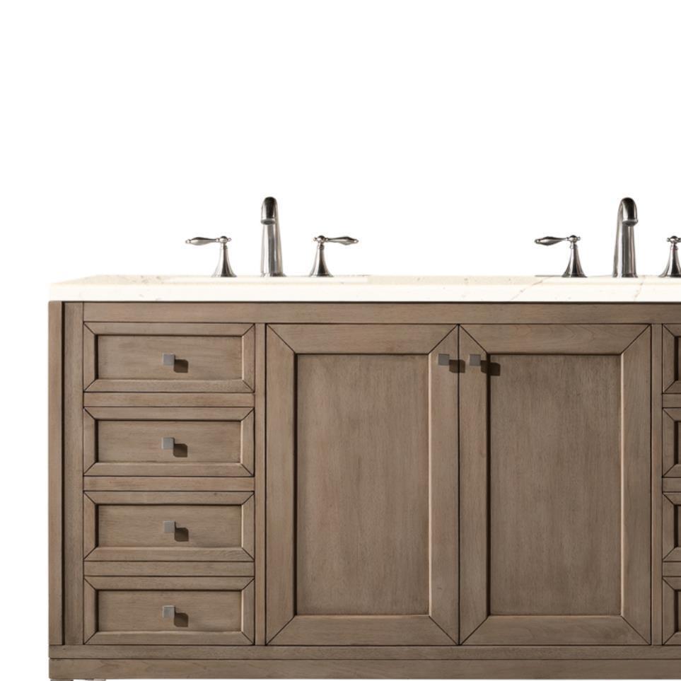 Base with Sink Top Whitewashed Walnut Light Finish Vanities