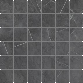 Mosaic Smoke Matte Black Tile