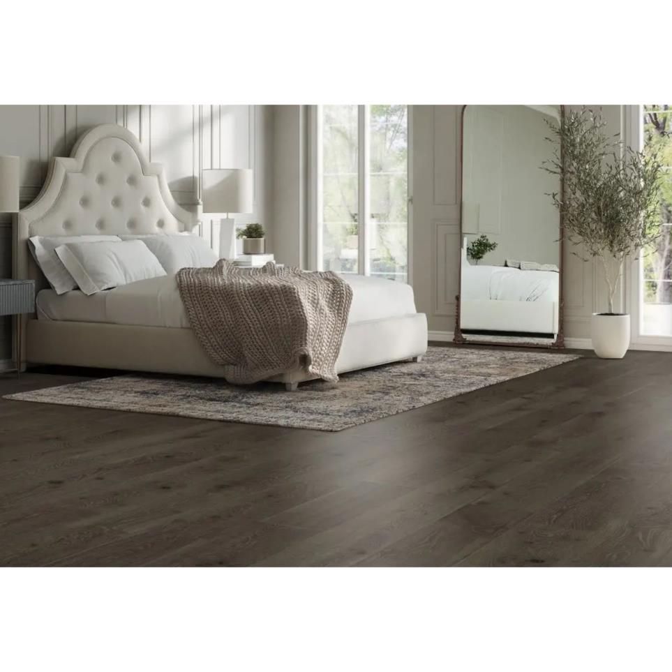 Plank Stone Dark Finish Hardwood
