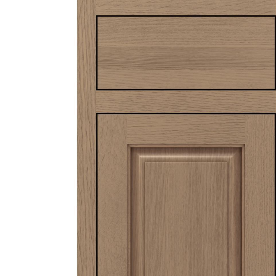 Inset Boardwalk Light Finish Inset Cabinets