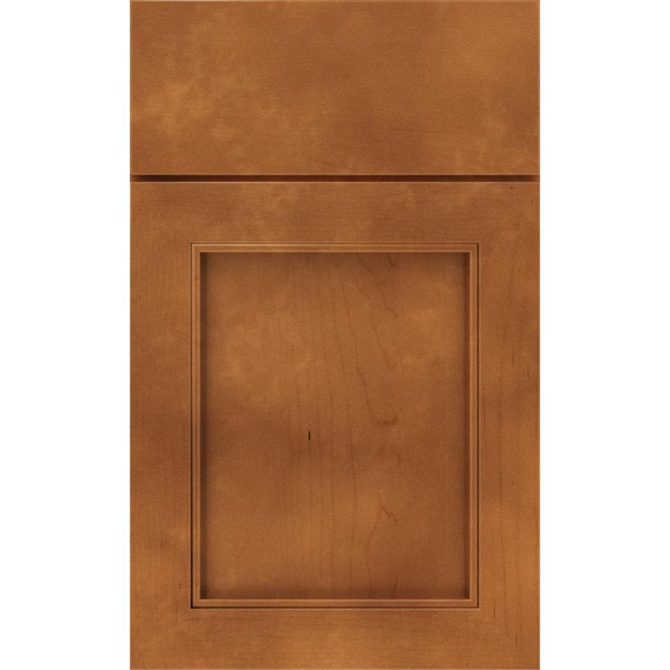 Square Cattail Medium Finish Square Cabinets