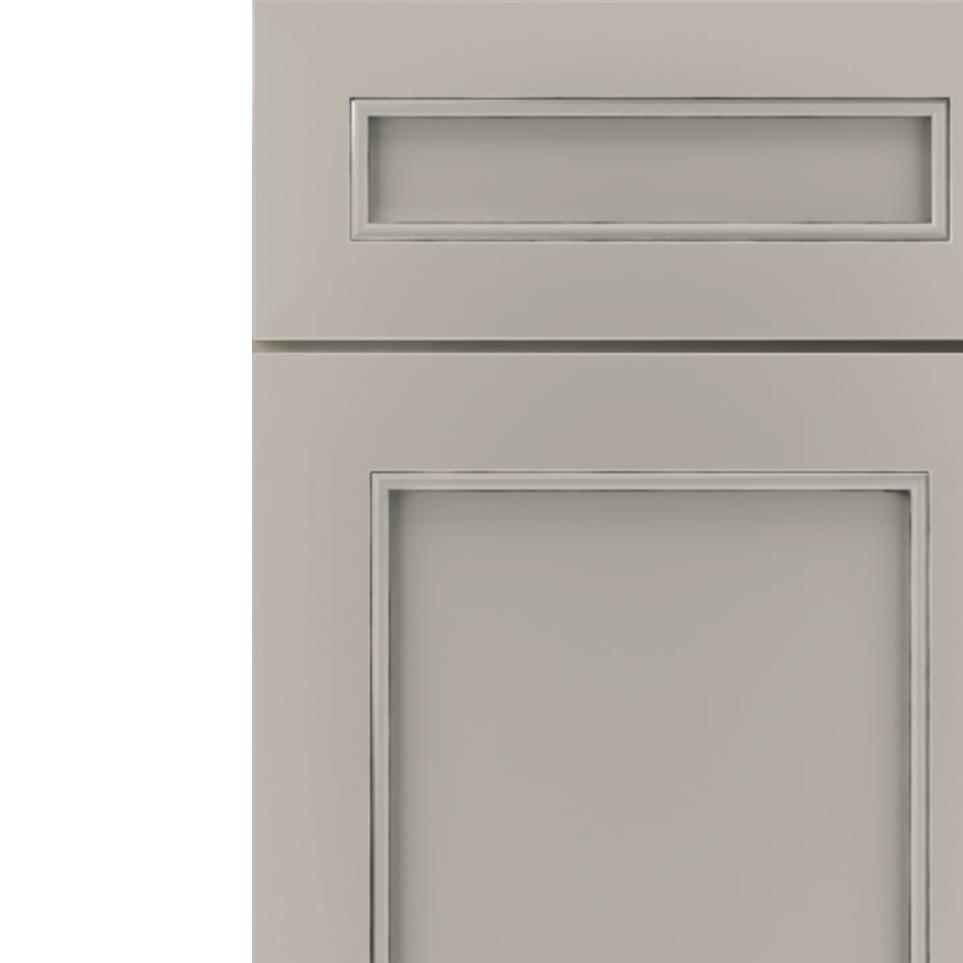 5 Piece Cloud Grey Stone Glaze - Paint 5 Piece Cabinets