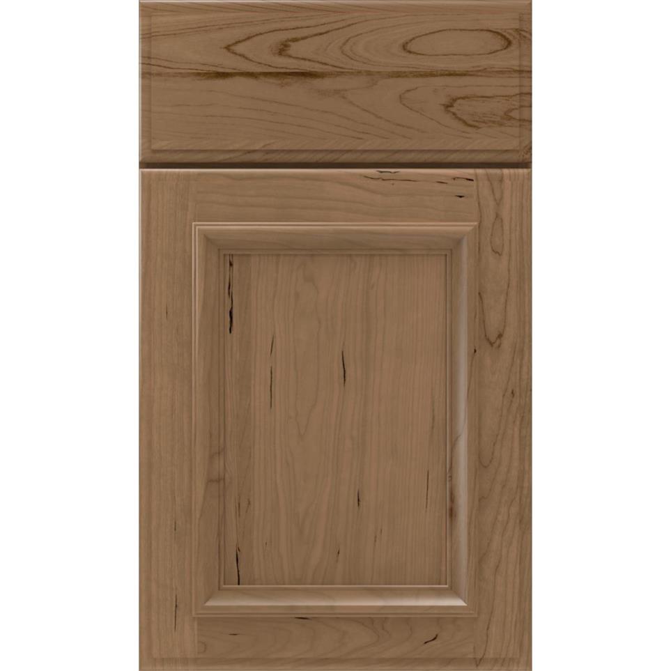 Square Buckskin Medium Finish Square Cabinets