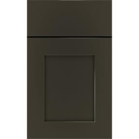 Square Forest Floor Dark Finish Square Cabinets