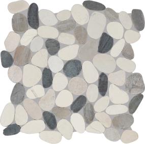 Mosaic Harbor Tumbled Gray Tile