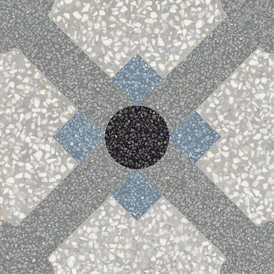 Decoratives and Medallions Chalet Matte Gray Tile