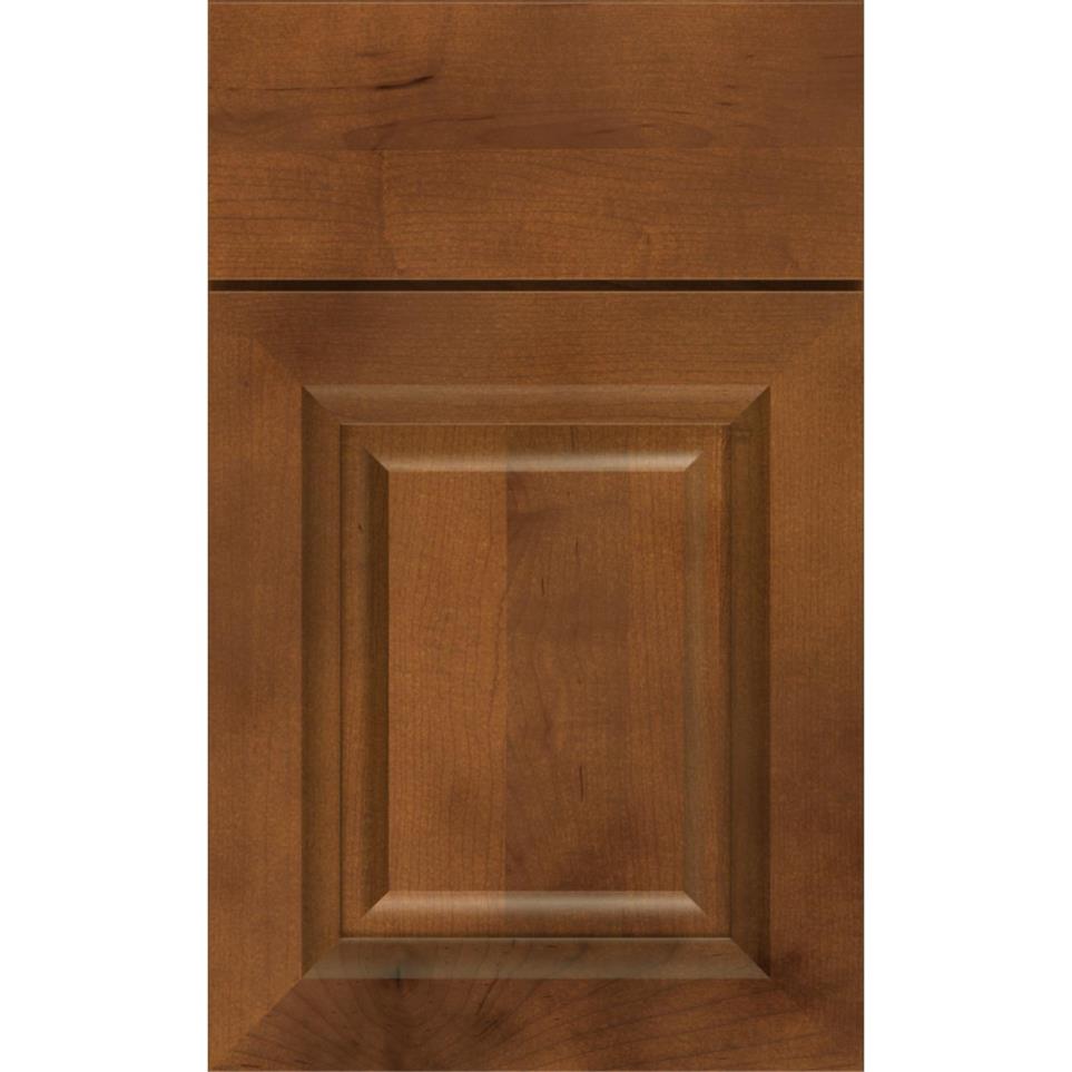 Square Havana Medium Finish Square Cabinets