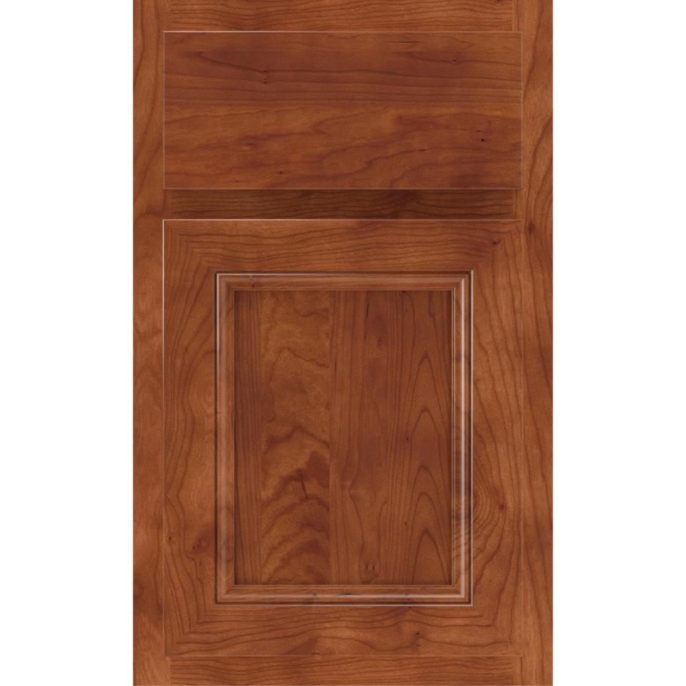 Square Cattail Medium Finish Square Cabinets