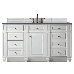 Base with Sink Top Bright White White Vanities