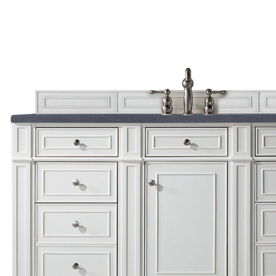 Base with Sink Top Bright White White Vanities