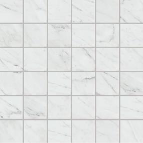 Mosaic Diamond Carrara Matte White Tile