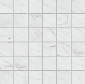 Mosaic Diamond Carrara Matte White Tile