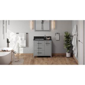 Base with Sink Top Grey Grey / Black Vanities