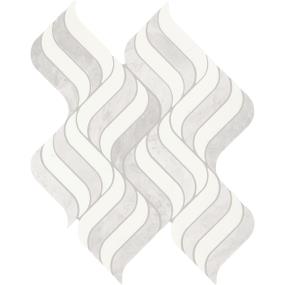 Mosaic Cristallo Blend Polished Gray Tile