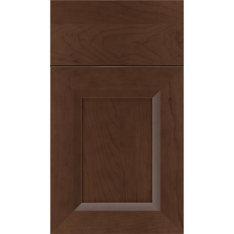 Square Cappuccino Dark Finish Square Cabinets