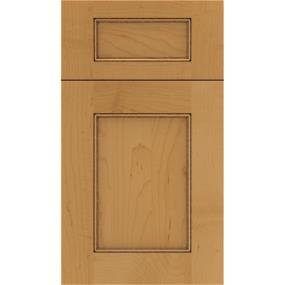 5 Piece Ginger Black Glaze Glaze - Stain 5 Piece Cabinets