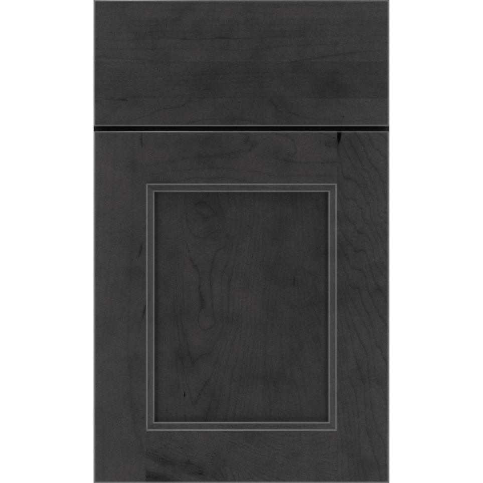 Square Storm Dark Finish Square Cabinets