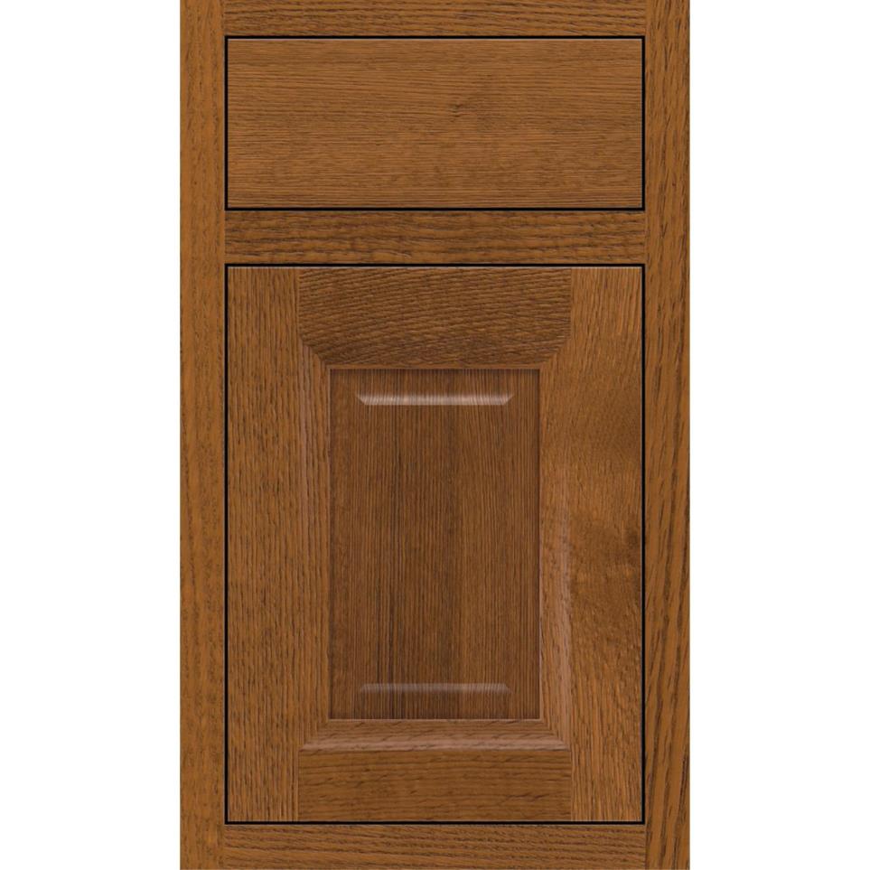 Square Suede Medium Finish Square Cabinets