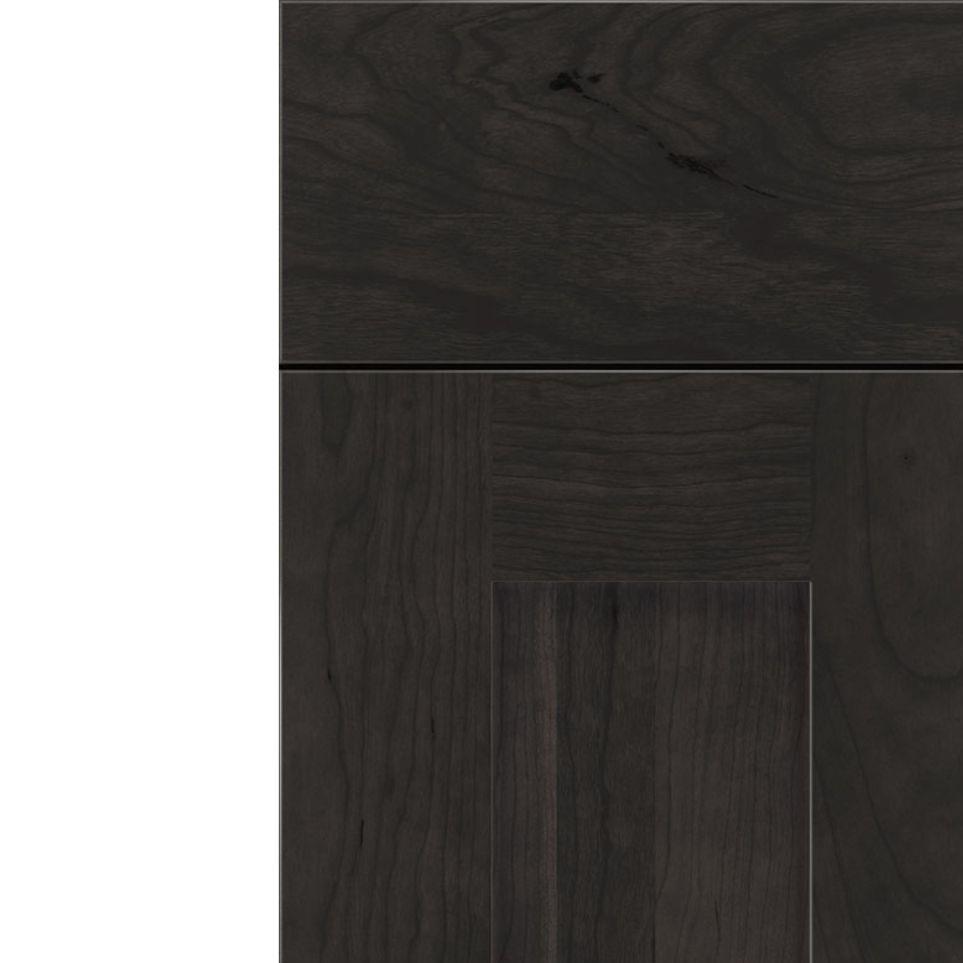 Square Charcoal Dark Finish Square Cabinets