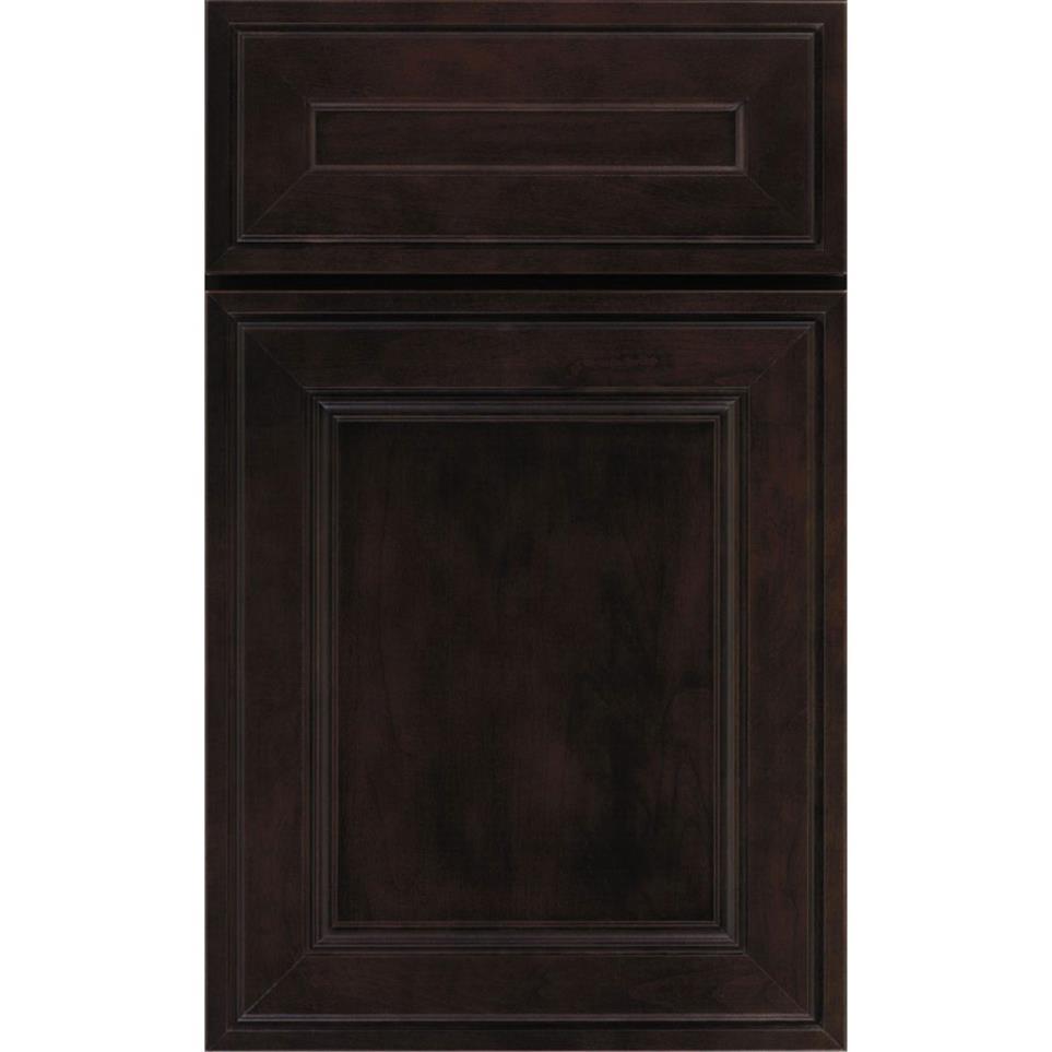 Square Chocolate Dark Finish Square Cabinets