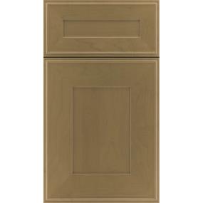 Square Frappe Medium Finish Square Cabinets