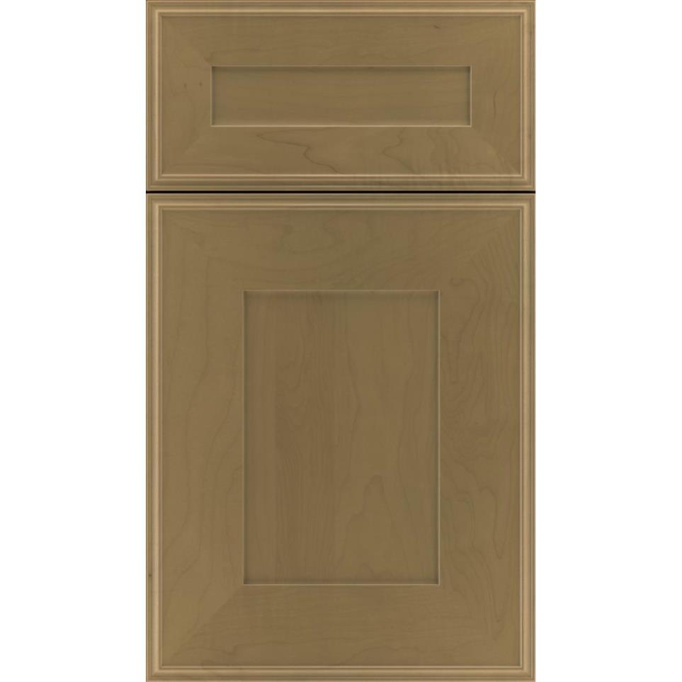Square Frappe Medium Finish Square Cabinets