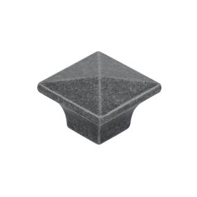 Knob Natural Iron Black Knobs