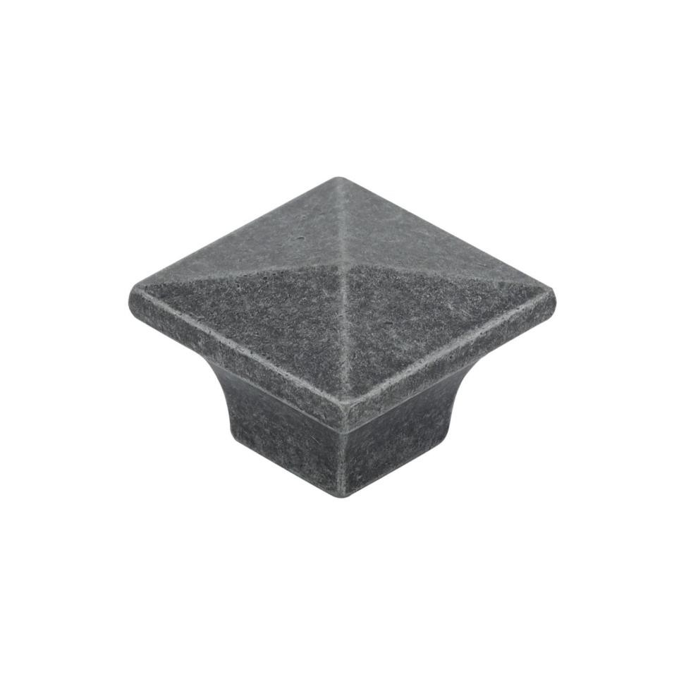 Knob Natural Iron Black Knobs